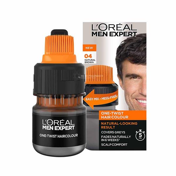 L'Óreal Men Expert One-Twist Hair Colour 04 Natural Brown