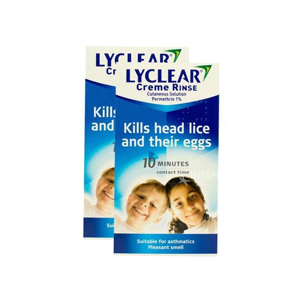 Lyclear Head Lice Cream Rinse Twin Pack - 1%