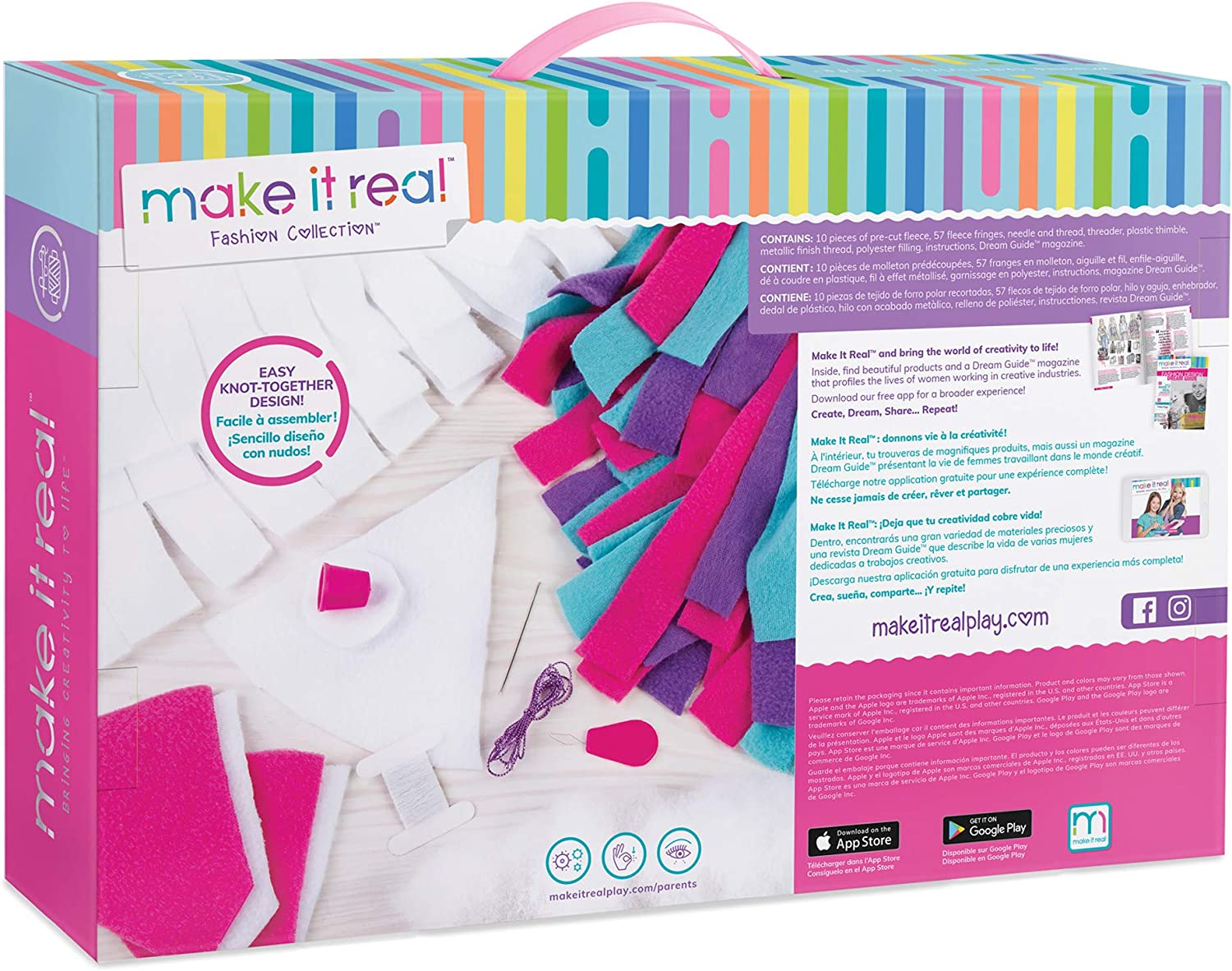 Fashion Collection Make It Real Unicorn Hoodie Blanket