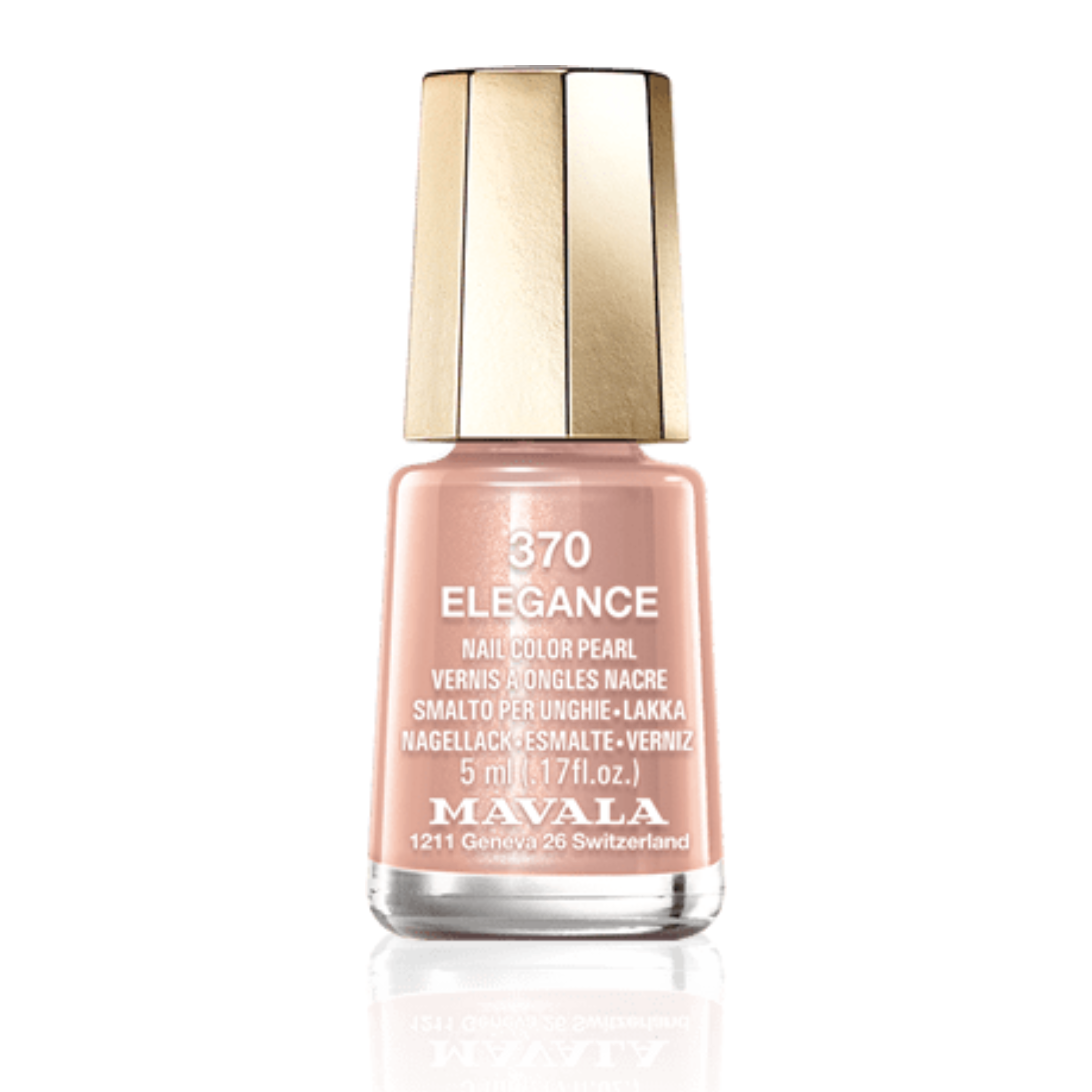 Mavala Nail Polish No 370 Elegance - Light Copper Brown