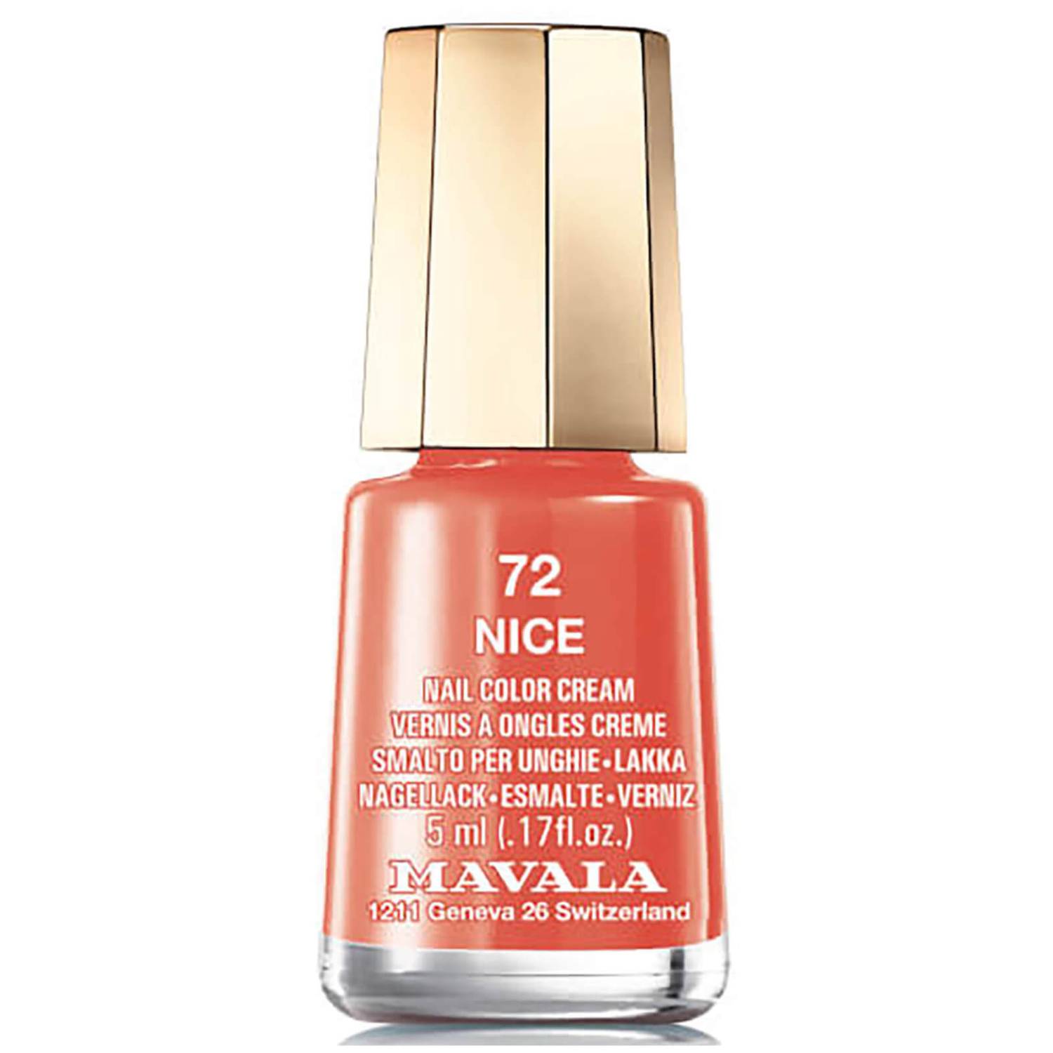 Mavala orange Nail Polish No 72 Nice