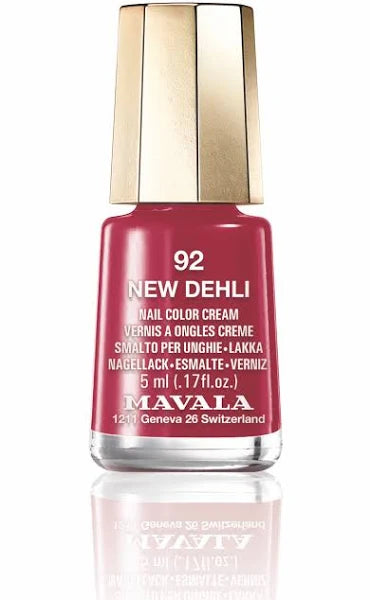 Mavala Dark Pink Nail Polish - No 92 New Dehli