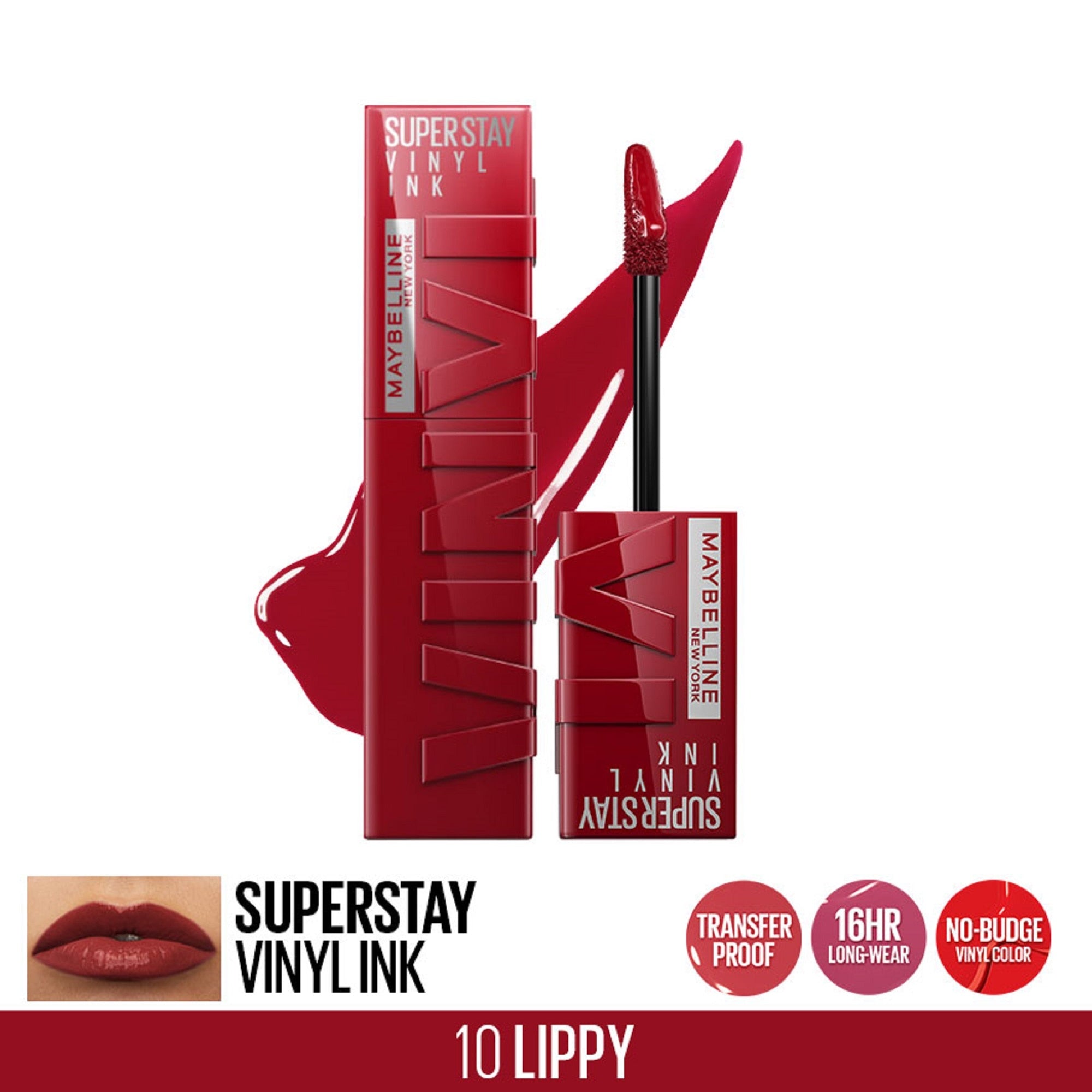 Maybelline SuperStay Vinyl Ink Liquid Lipstick In Colour 10 Lippy