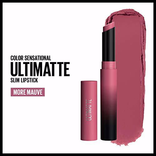 Maybelline The Ultimatte Slim Lipstick 599 More Mauve Pink