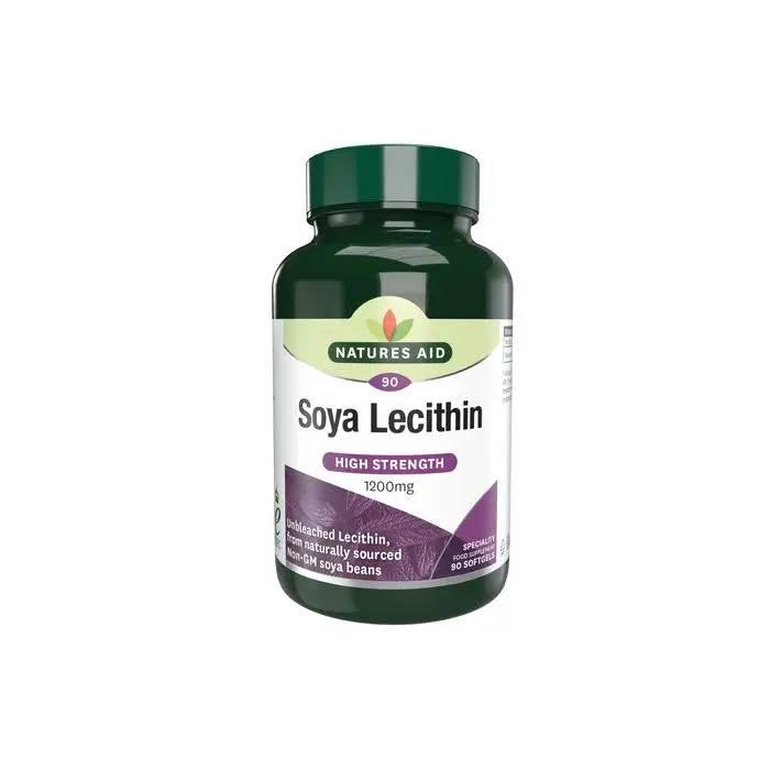 Natures Aid High Strength 1200mg Soya Lecithin