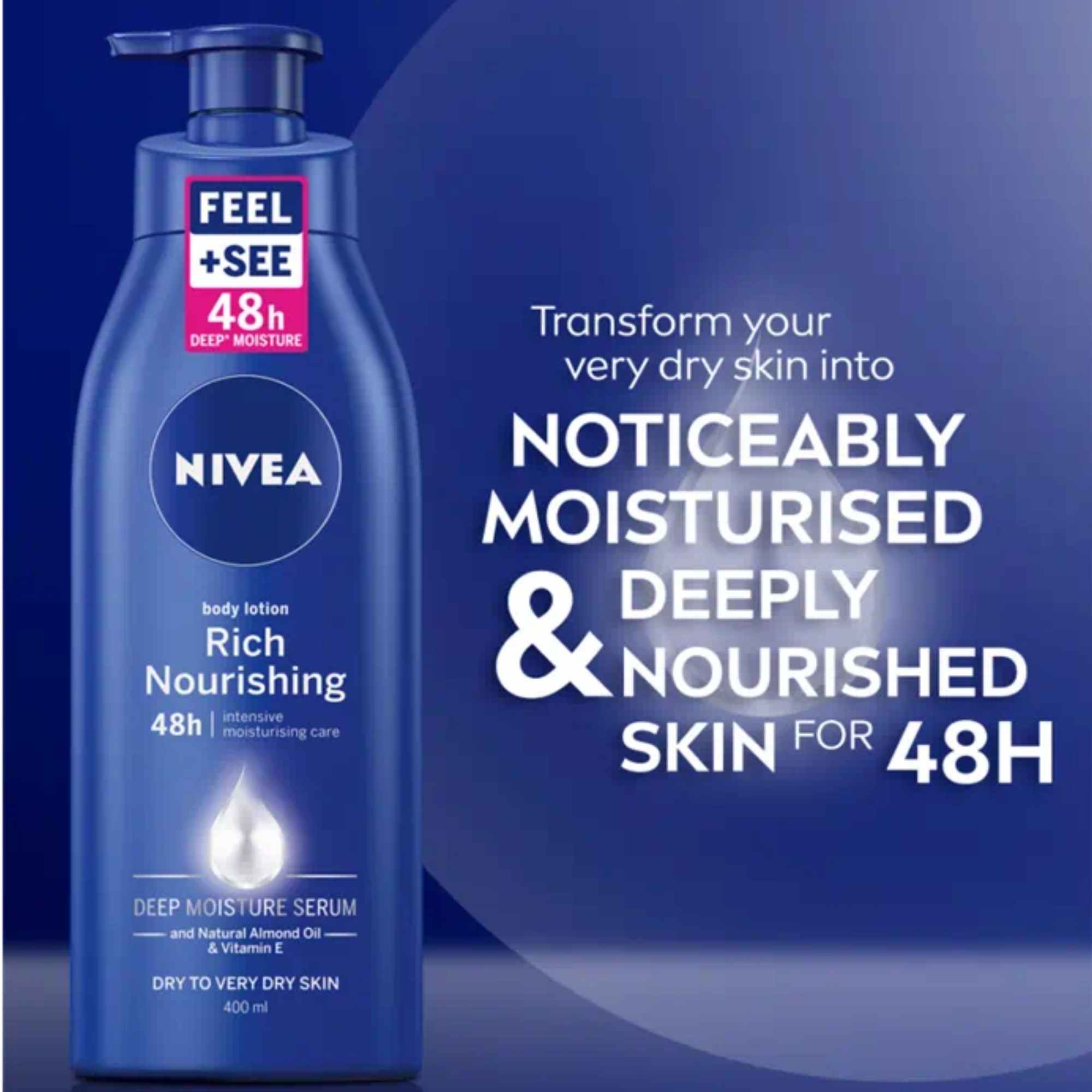Nivea Rich Nourishing Body Lotion XL Bottle - 500ml