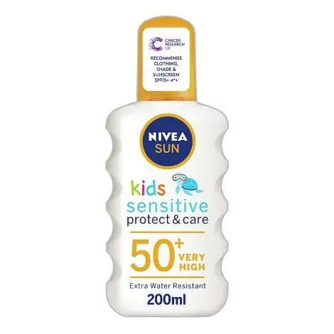 Nivea Sun Kids Protect & Sensitive SPF 50+ 200ml Water Resistent