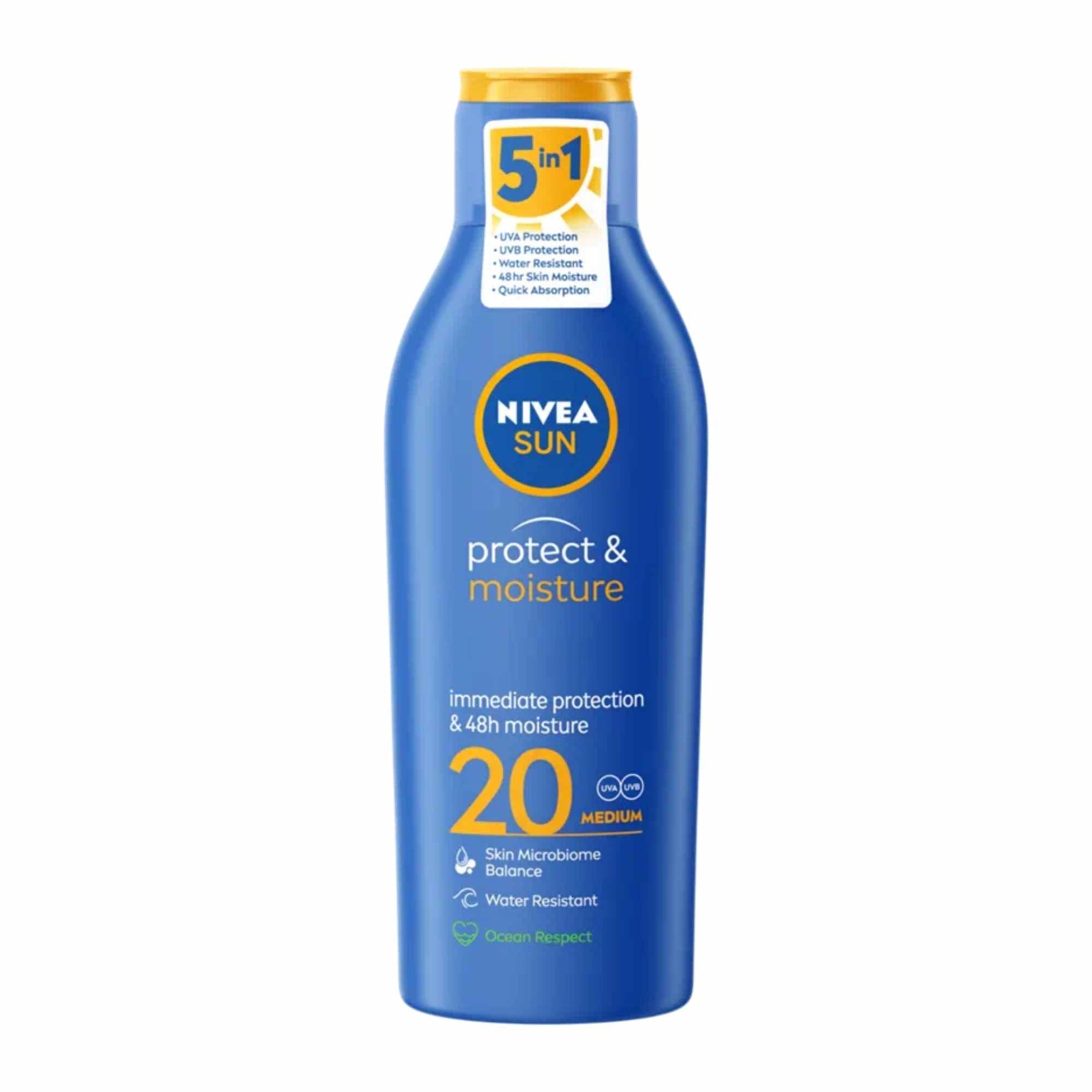 Nivea Sun Protect & Moisture SPF20 Lotion - 200ml