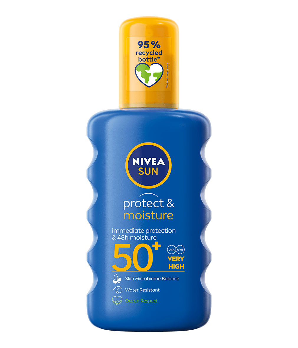 Nivea Sun Protect & Moisture Spray SPF50 95% Recycled Bottle