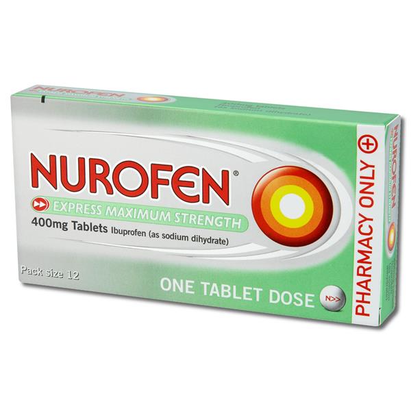 Nurofen Express Max Strength Tablets - 400mg