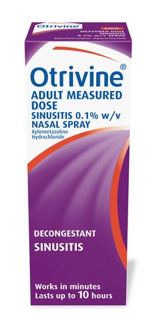 Otrivine Sinusitis Relief Nasal Spray - Adult Measured Dose