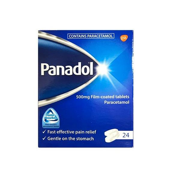 Panadol 500mg Tablets Easy To Swallow Film Coated Tablets - 24s