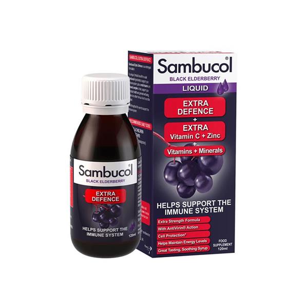 Sambucol Immune Support Extra Defence - 120ml