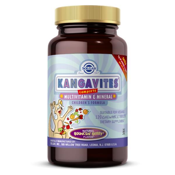 Solgar Kangavites Chewable Multivitamins - 120 Tablets