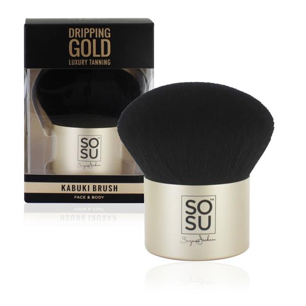 SOSU Dripping Gold Kabuki Brush Face Body