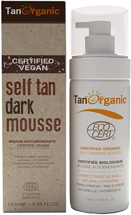 Tan Organic Tan Mousse - Dark