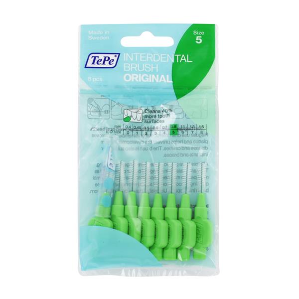 Tepe Interdental Brush Size 5 Green - 8 Brushes