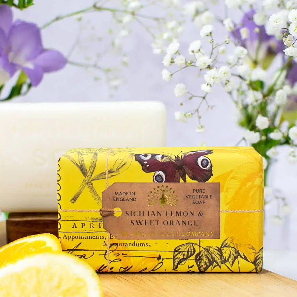 The English Soap Company Sicilian Lemon & Sweet Orange Soap Bar