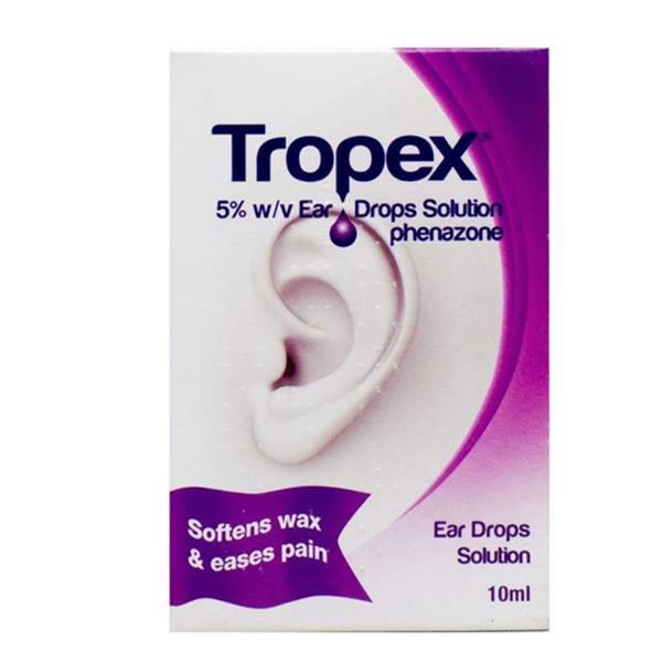 Tropex 5% Ear Drops Solution - 10ml
