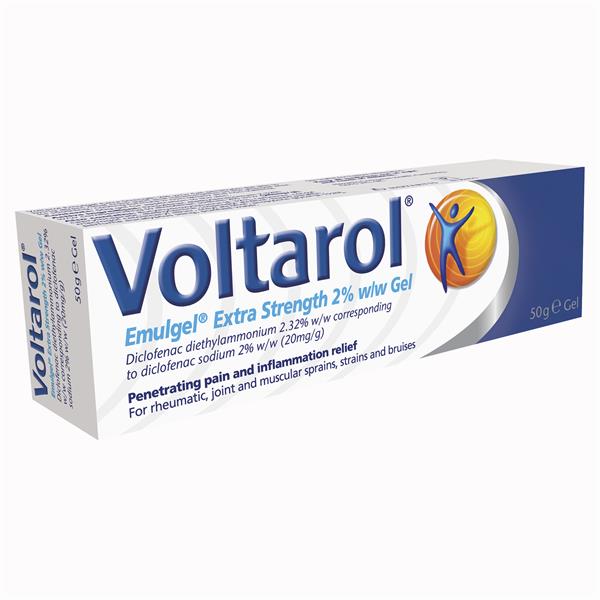 Voltarol Emulgel 2% Extra Strength Gel - 50g