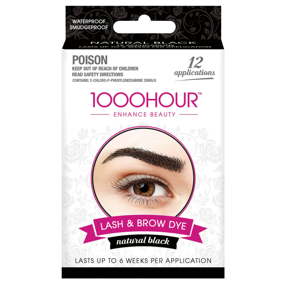 1000 Hour Lash & Brow Dye Kit - Natural Black