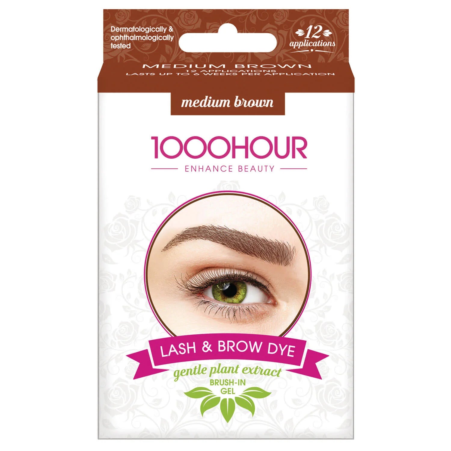 1000 Hour Lash & Brow Dye Kit  - Medium Brown