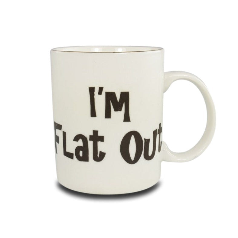 Shannonbridge Pottery "I'm Flat Out" Mug