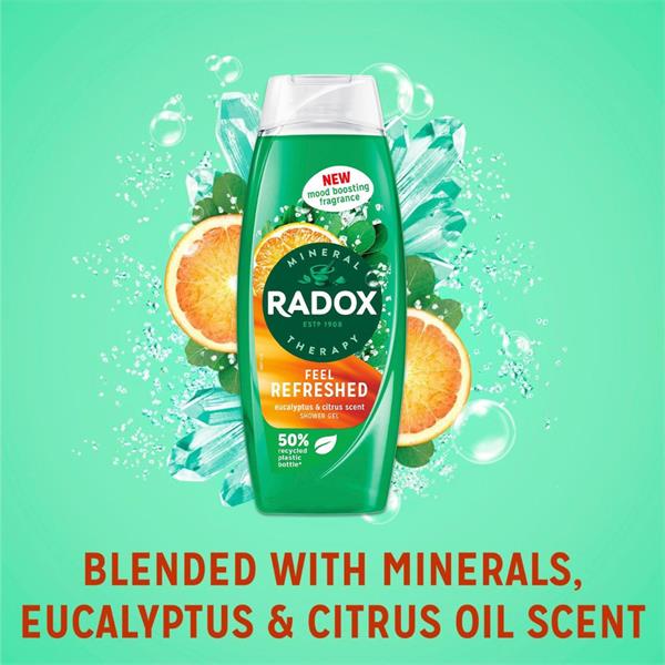 Radox Mineral Therapy Feel Refreshed Eucalyptus And Citrus Shower Gel