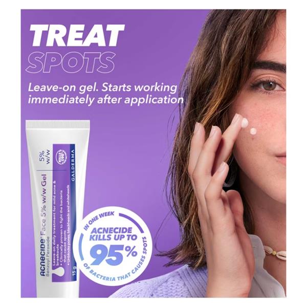 Ballybrack Medical Hall Acnecide 5 percent benzoyl peroxide gel product shot