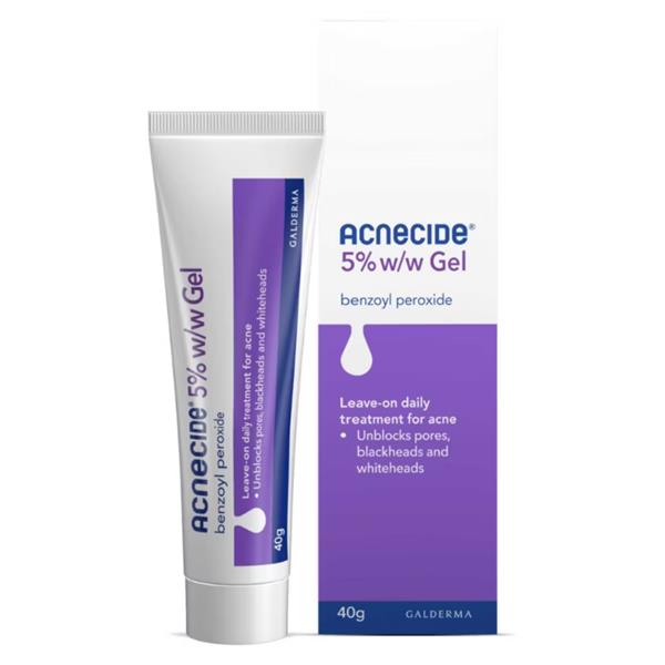 Ballybrack Medical Hall Acnecide 5% Benzoyl Peroxide Gel 40g tube