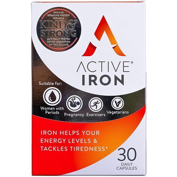 Active Iron Capsules Food Supplement - 30Pk
