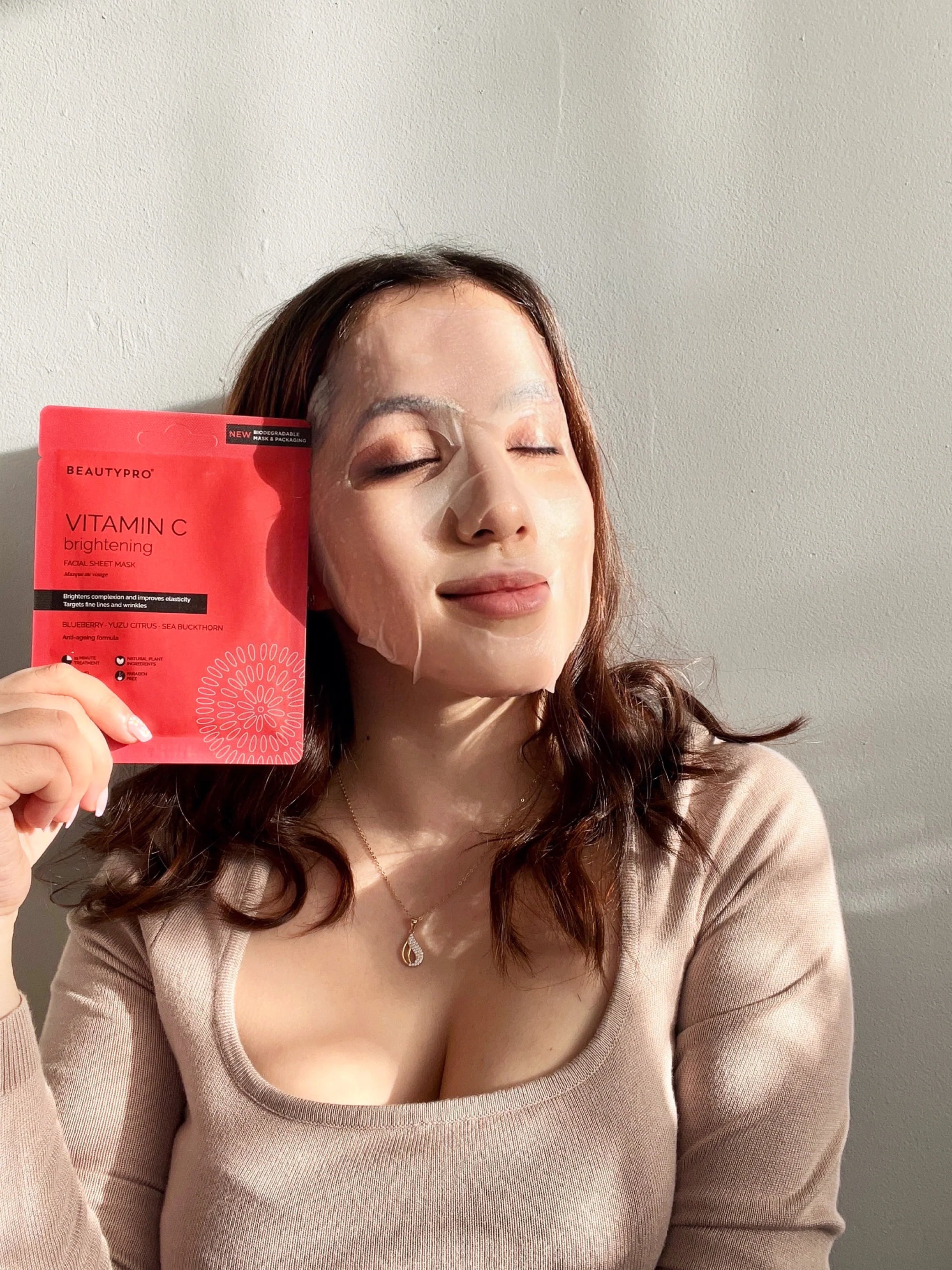 Beautypro Brightening Vitamin C Sheet Mask