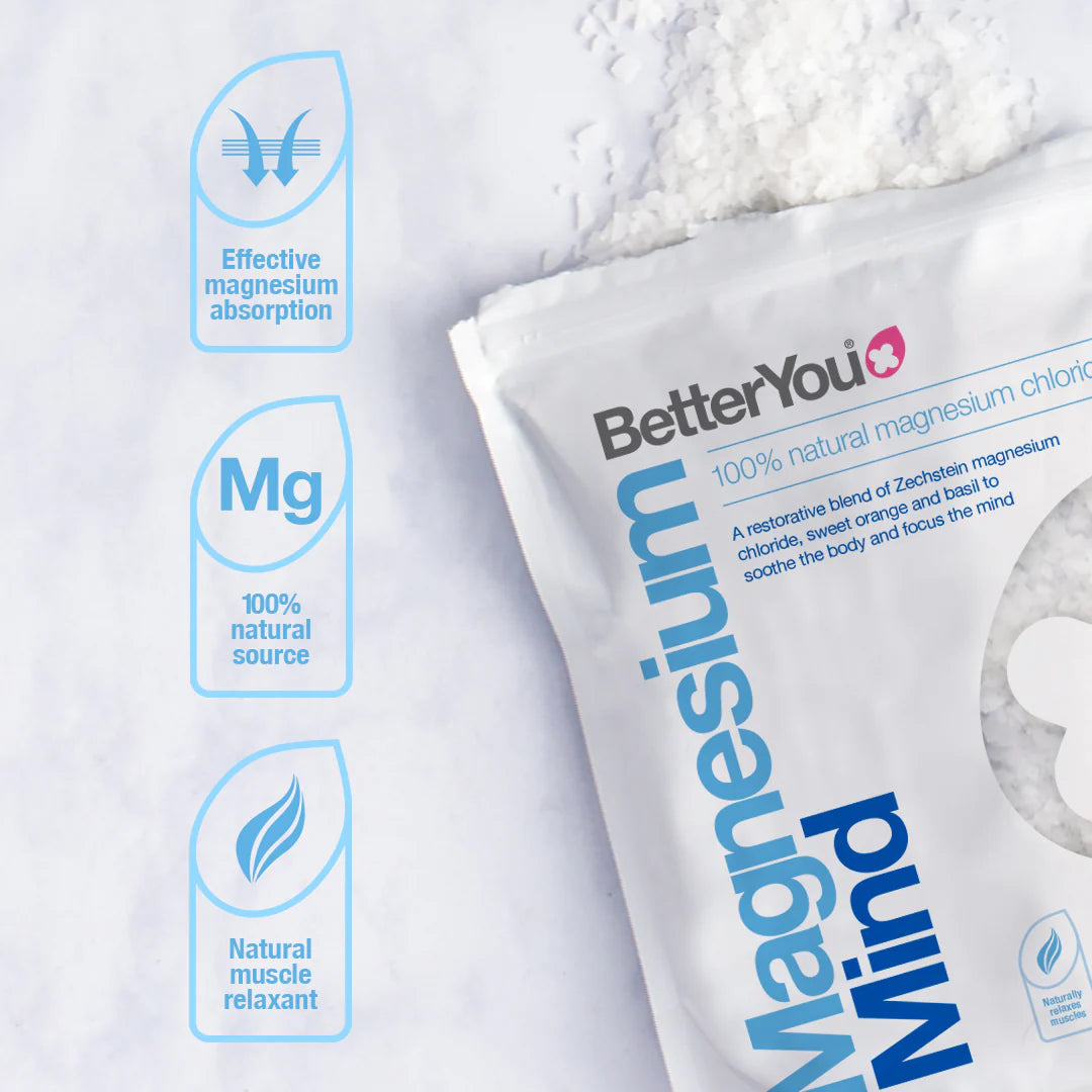 Better You Magnesium Mind Bath Flakes Benefits