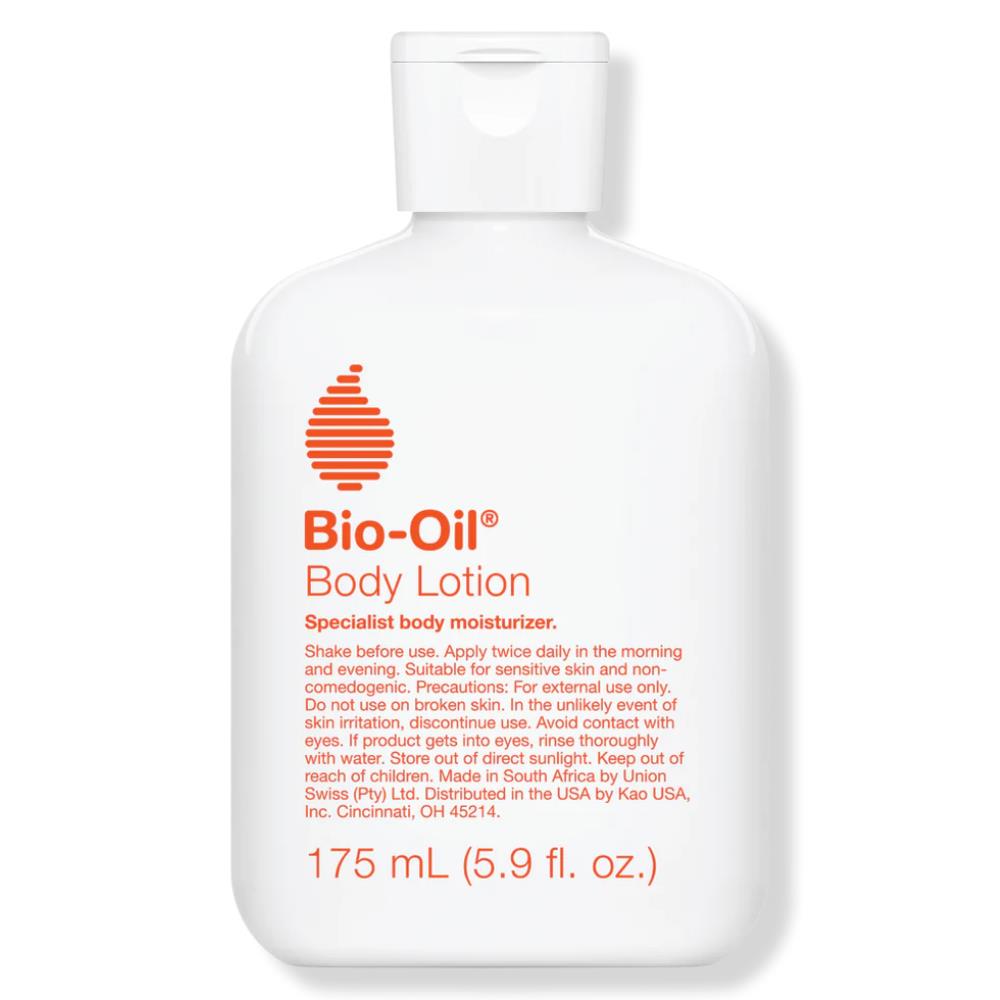 Bio-Oil Body Lotion bottle front on white background