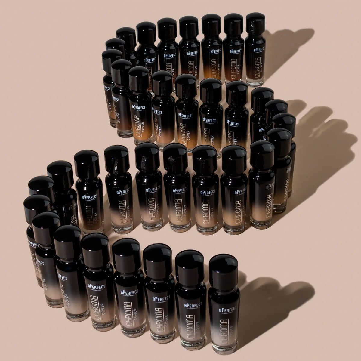BPerfect Chroma Cover Matte Foundation full shade collection