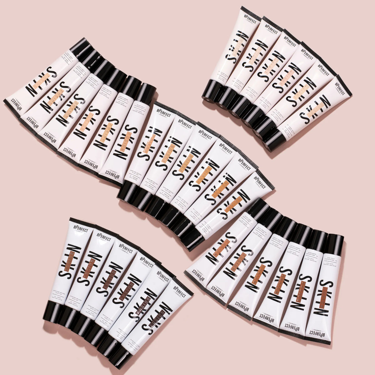 BPerfect Skin Fusion Skin Tint SPF25 full shade collection