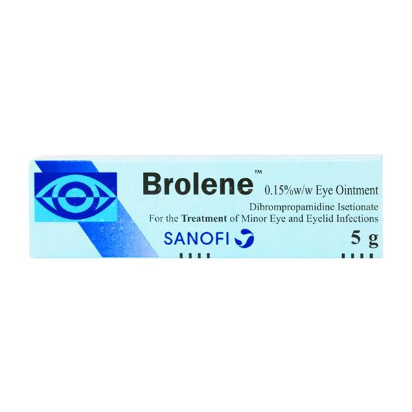 Brolene Eye Ointment 5g For Minor Eye Or Eyelid Infections