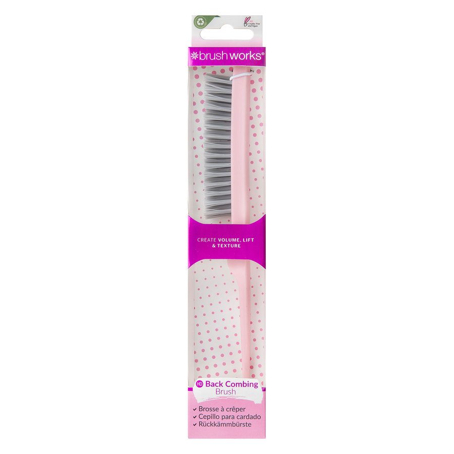 Brush Works Back Combing Brush Pink