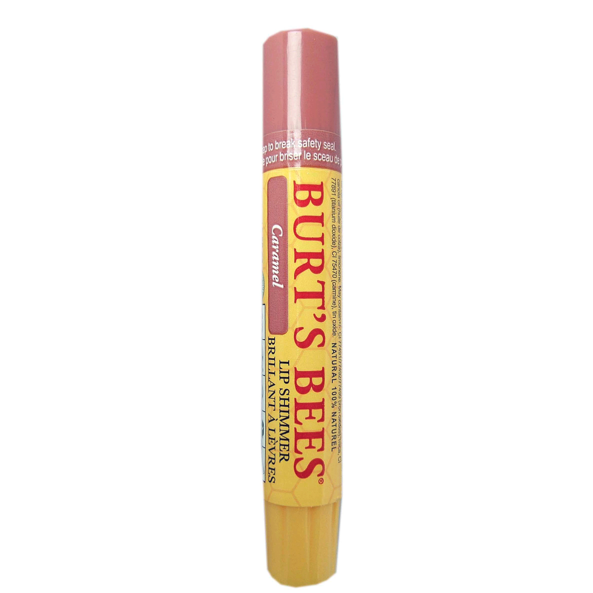 Burts Bees Lip Shimmer With Peppermint Oil Caramel