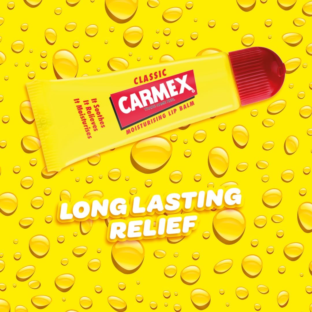 Carmex lip balm for dry chapped lips twin pack 