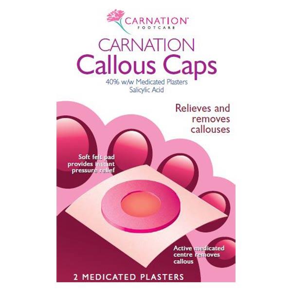 Carnation Callous Caps Medicated Plasters - 2 Pk