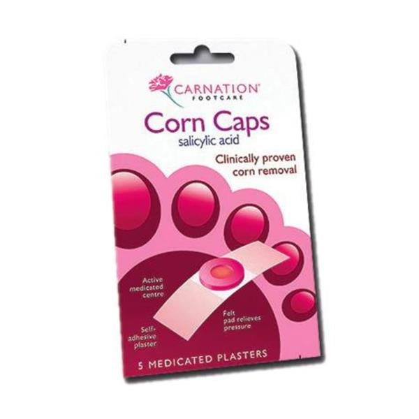 Carnation Corn Caps Medicated Plasters - 5 Pk