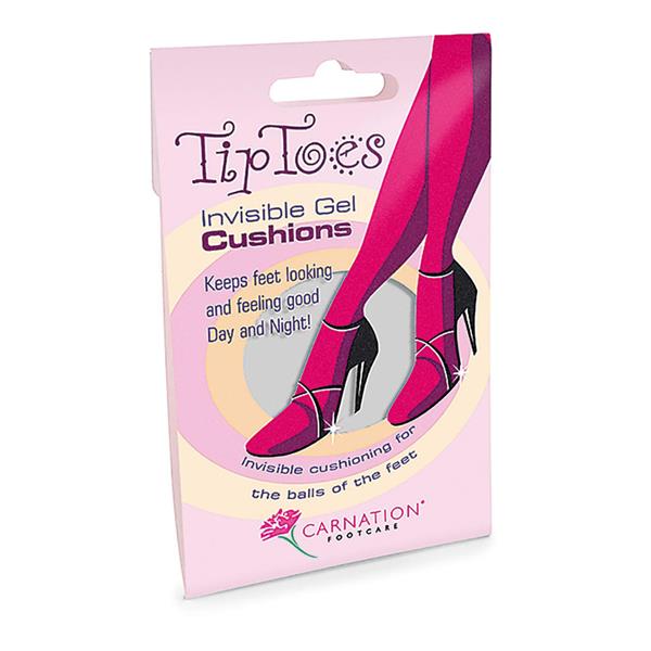 Carnation Tip Toes invisible gel cushions pair