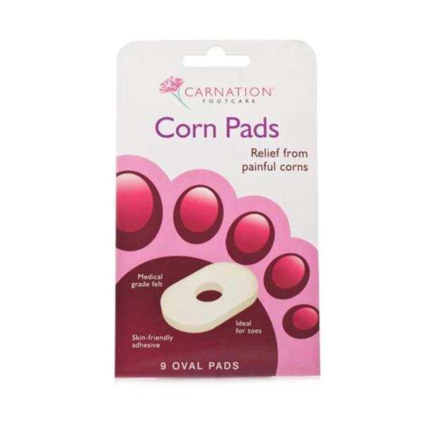 Carnation Oval Corn Pads - 9Pk