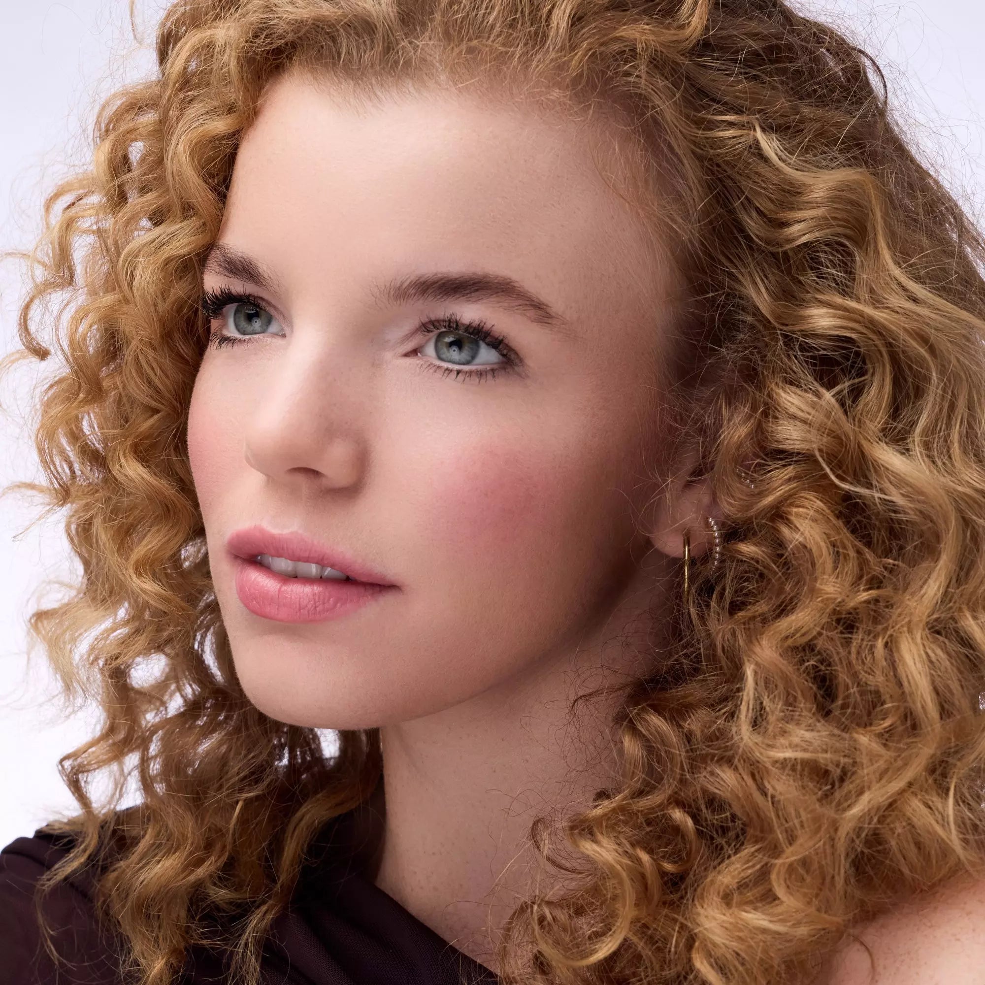 Model Showing Dewy Glow with Catrice Blushin’ Charm Multi Stick Pink Sweetheart