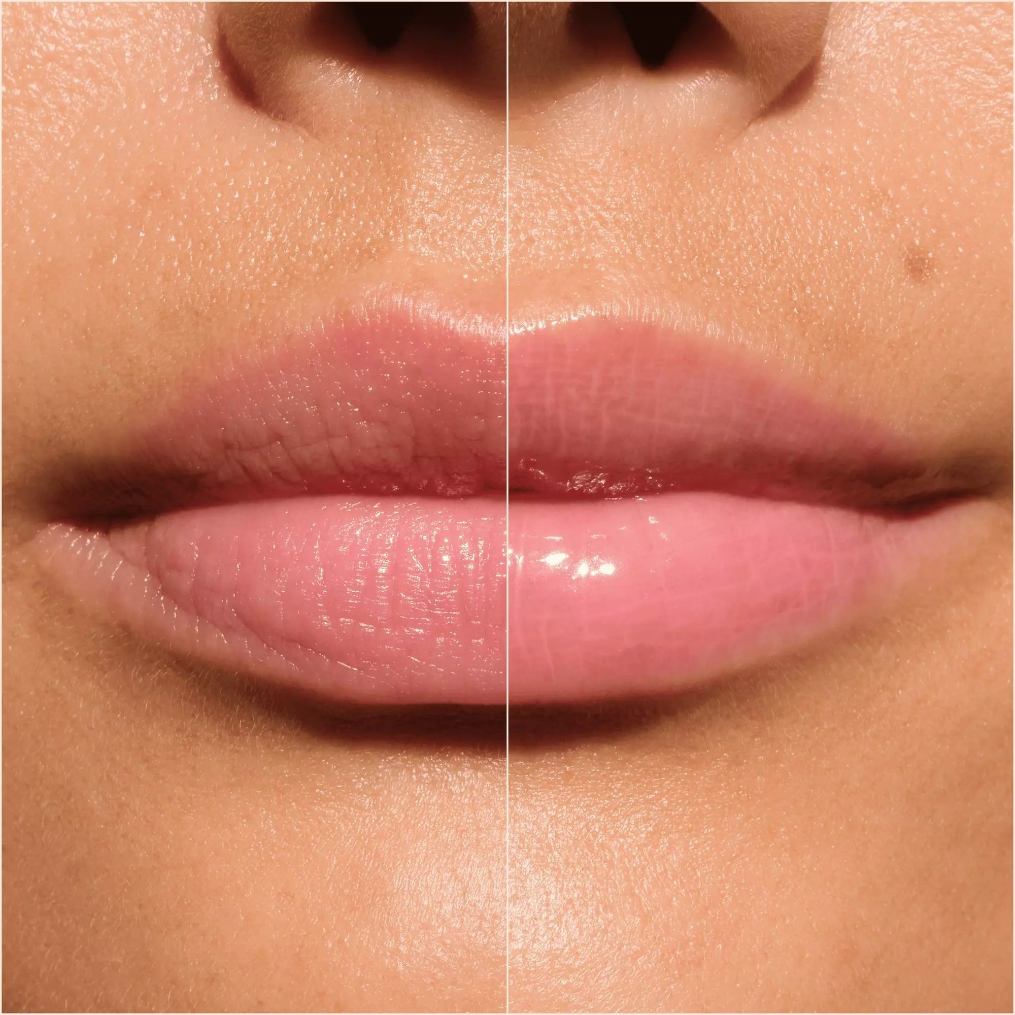 Moisturising soft pink Catrice Lip Balm 010 Pink Lemon Squeezin’ before and after 