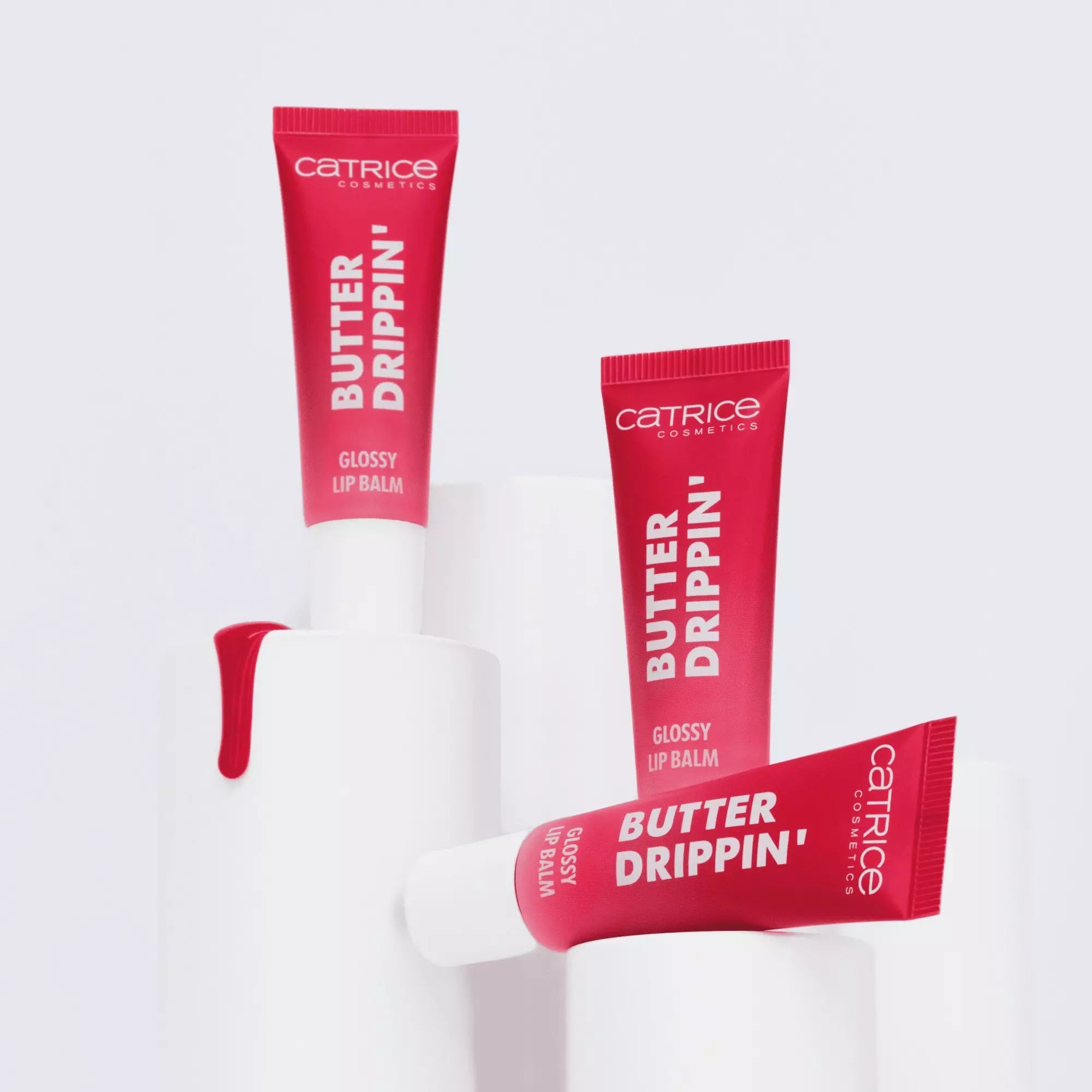 Catrice Butter Drippin’ Glossy Lip Balm 050 Cherry Delicious in closer packaging