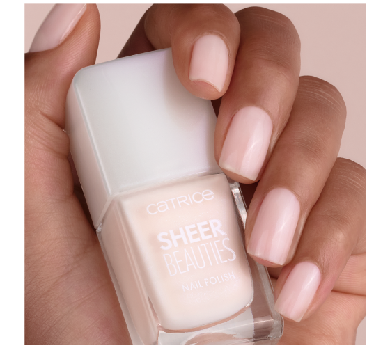 Catrice Sheer Beauties Nail Polish - 010 Milky Not Guilty On Dark Skin