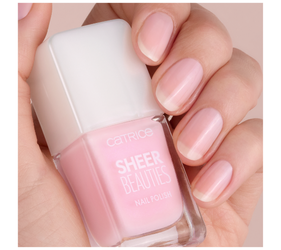 Catrice Sheer Beauties Nail Polish - 040 Fluffy Cotton Candy On Pale Skin