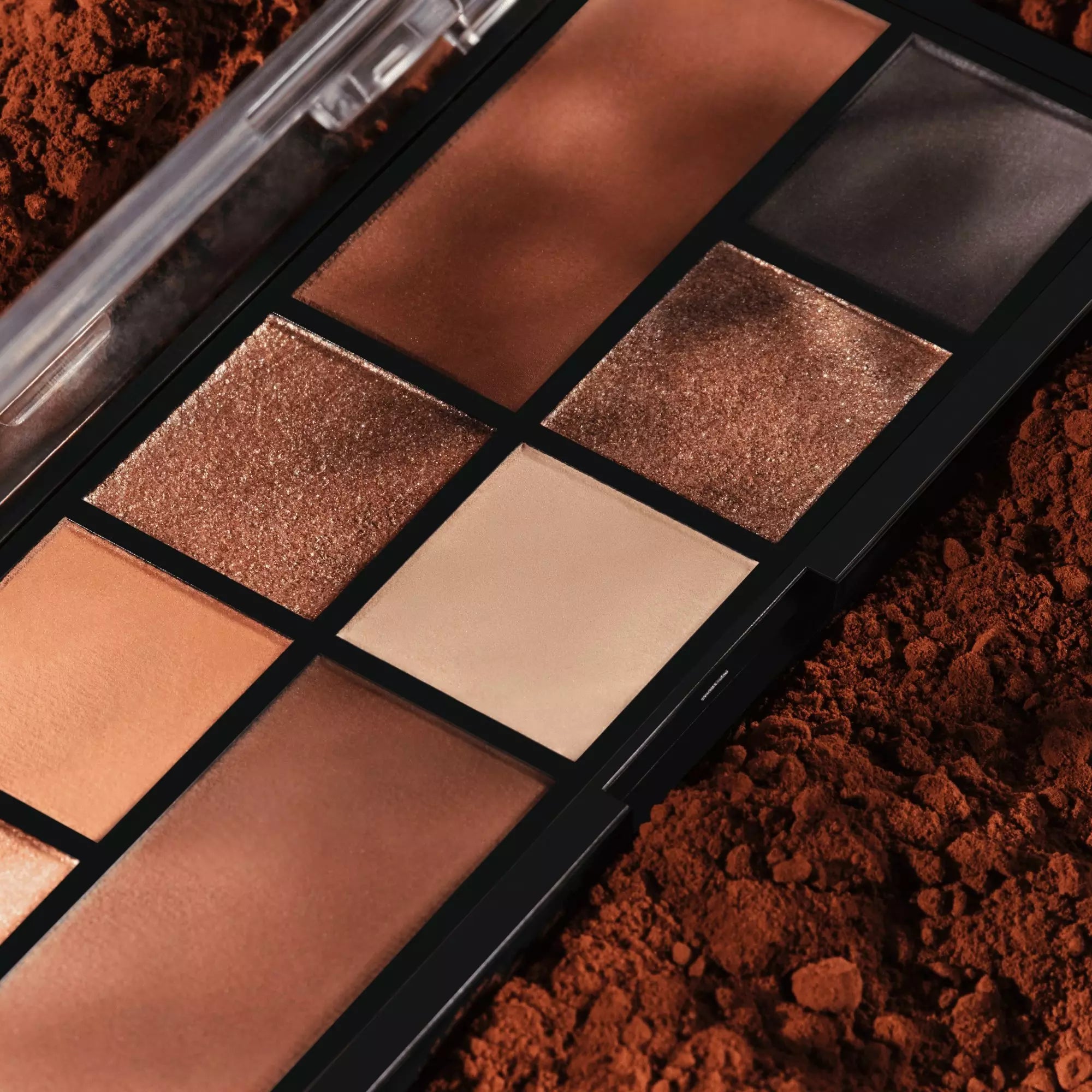 Pigmented nude and rustic brown eyeshadow palette by Catrice